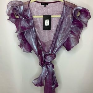 Fashion Nova sheer wrap